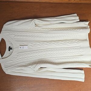 NWT Talbots Cable Knit Sweater